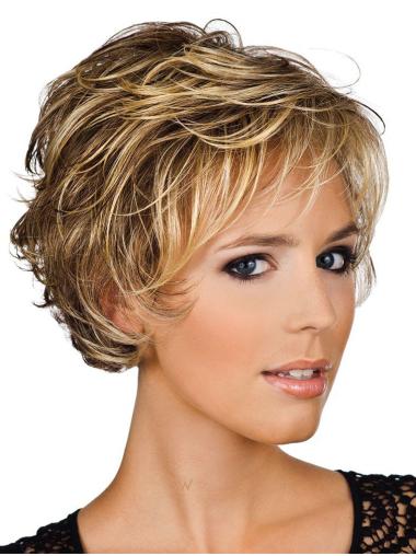 Perruques Cheveux Humaines 6" Convenable Blonde