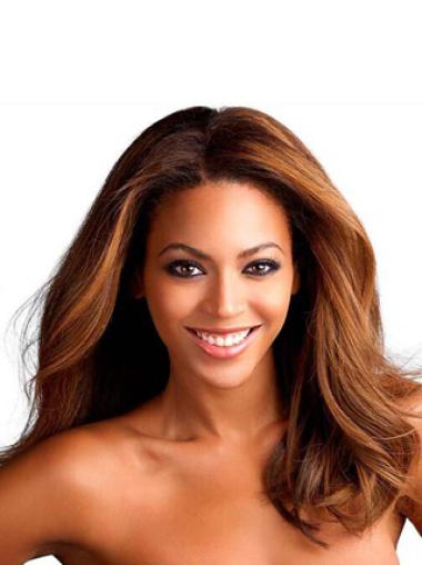 Perruques Beyoncé Brune 16" Sans Frange Mode