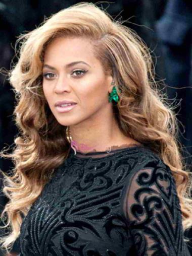 Perruques Beyoncé Brune 22" Sans Frange Idéal