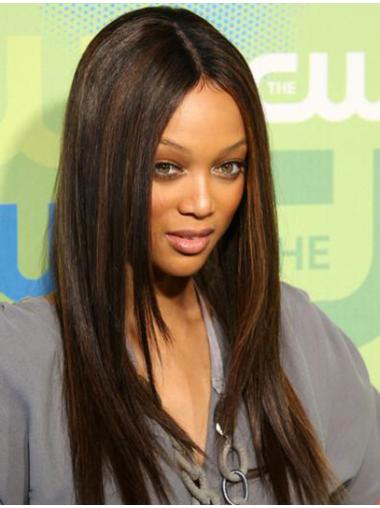 Perruques Tyra Banks 20" Appropriée Brune