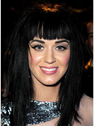 Perruques Katy Perry 17" Parfaite Noir