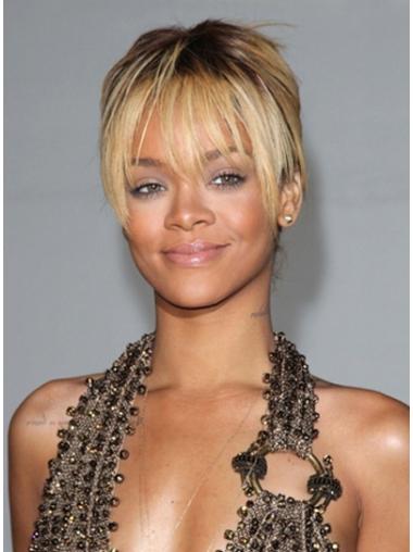Perruques Rihanna 6" Idéale Blonde