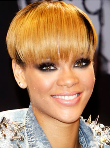 Perruques Rihanna Avec Frange Blonde Lace Front Coiffures