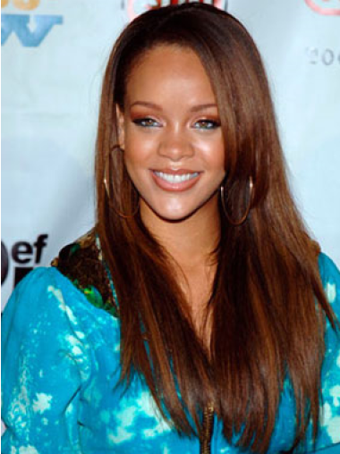 Perruques Rihanna Multicouche Brune Lace Front Bien