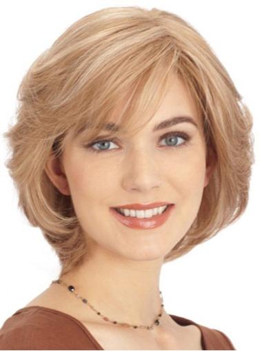 Perruques Cheveux Humaines 10" Fashion Blonde