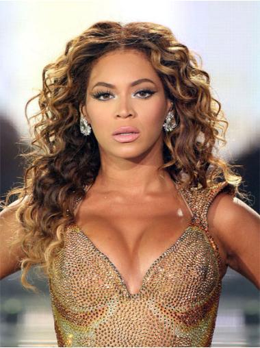 Perruques Beyoncé En Vogue Brune Longue Frisée