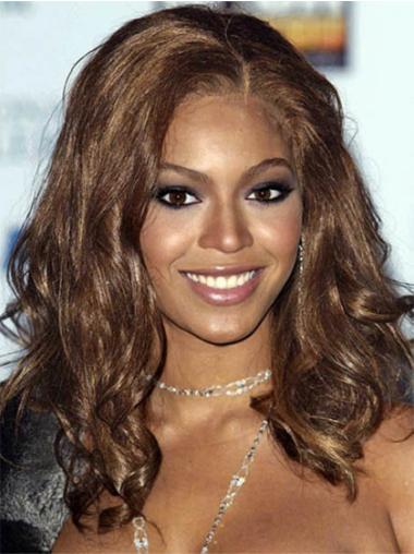 Perruques Beyoncé En Stock Brune Longue Ondulé 