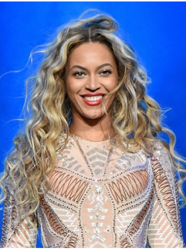 Perruques Beyoncé Lace Front Ondulé Blonde 20"