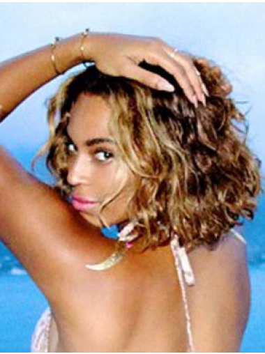 Perruques Beyoncé Tresse Ondulé Brune 11"