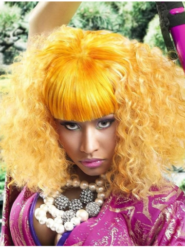 Perruques Nicki Minaj Cheveux Synthétique Ombré 13" Bouclé