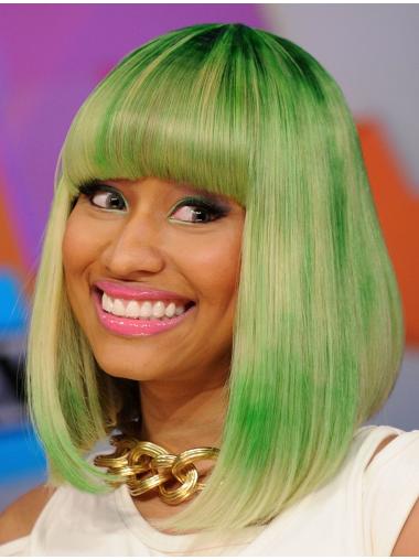 Perruques Nicki Minaj Cheveux Synthétique Ombré 13" Lisse