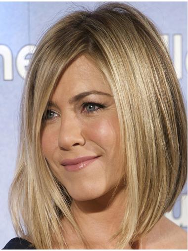 Perruques Incroyable Longueur d’Epaule Lisse Blonde Jennifer Aniston Inspired