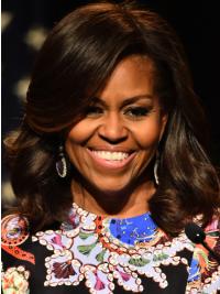 Perruques Michelle Obama Multicouche Nouveau 12" Lace Front